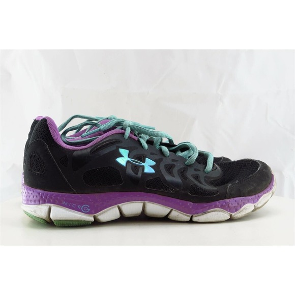 Under armour Women Size 8.5 M Black Running Mesh 1245159002 - Picture 4 of 9